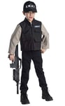 Dress Up America Costume De Jeu De Rôle S.W.A.T Noir – Ensembles De Jeu De Simulation Pour Enfants – Ensembles D'habillage Pour Les Tout-Petits