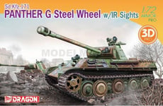 DRAGON 7697 1/72 Panther G Steel Roue With Ir Sites Touristiques