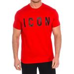 Dsquared2 Mens short sleeve T-shirt S74GD0601-S22427 - Red - Size X-Small