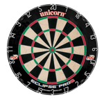 Unicorn Darts Eclipse Pro 2 Bristle Dart Board Tournament Regulation