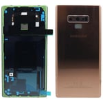 Brun Samsung Galaxy Note 9 bagside med battericover