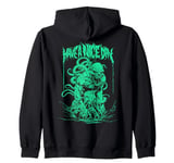 Have a nice day Blegh Deathcore Metalcore Ironic Zip Hoodie