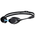 Arena Cobra Original Swipe Unisex Adult Swim Goggles, Standard Pool Goggles with Anti-Fog Swipe Technology, Double Adjustable Strap, UV Protection, 4 Interchangeable Nose Bridges