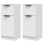 Tall Slim Cabinet Narrow Bathroom Cupboard Bedside Unit Shoes Storage End Table