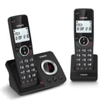 VTech ES2051 DECT Cordless Home Phone 2 Handsets Answer Machine Call Blocker