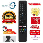 Genuine Toshiba CT-8555 Voice Remote Control for Smart TV with Google Assistant