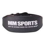 MM Sports Leather Belt - Lyftarbälte L