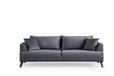 Buhara Sofa 3-seter - Mørk grå 3 seter Mørkegrå