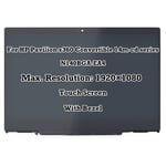 L18192-001 LCD TouchScreen +Bezel for HP Pavilion x360 14M-CD0003DX 14M-CD0005DX