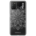 BABACO ERT Group Coque de téléphone Portable pour Xiaomi REDMI 9T/ POCO M3 Original et sous Licence Officielle Motif Mandalas 006 Parfaitement adapté à la Forme du téléphone Portable, partiel imprimé