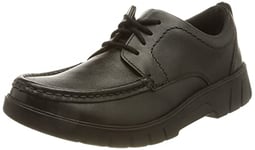 Clarks Branch Lace Tissu Oxford, Cuir Noir, 41 EU