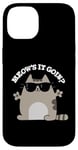 Coque pour iPhone 14 Jeu de mots amusant pour chats Meow's It Going