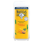 Le Petit Marseillais | Gel Douche Extra Doux Mangue Bio & Passion (flacon de 650 ml) – 92% d'ingrédients d'origine naturelle – pH neutre pour la peau et sans colorant
