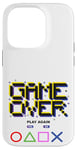 Coque pour iPhone 14 Pro Game Over Vintage Retro Jeux Vidéo Gaming