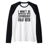 Funny Brewing Tech Humor Download Beer Themed Quote Lovers Raglan Baseball Tee