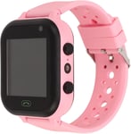 Montre Vocale Intelligente Pour Enfants Filles Garçons Smart Ip67 Montre Étanche Écran Tactile Pour Enfants Montres Double Caméra Musique Vidéo Lecteur Réveil Calculatrice Calendrier Lampe(Rose)