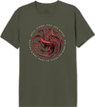 House Of the Dragon MEHOFTDTS014 T-Shirt, Kaki, S Homme