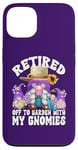 iPhone 13 Purple Retirement Gnome Grandma Saying For Women Retired Mom Case