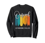 Oxford Skyline Vintage Sunset English Souvenir Great Britain Sweatshirt