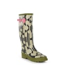 Regatta Womens/Ladies Orla Kiely Tree Wellington Boots (Green) - Size UK 4