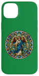 iPhone 14 Plus Stained Glass Saint Archangel Raphael Case