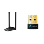 TP-Link Clé WiFi AC1300 Mbps Archer T4U Plus, dongle WiFi, WiFi USB & Adaptateur Bluetooth 5.0 UB500, dongle Bluetooth 5.0, clé Bluetooth pour PC, Casque, Souris, Manette, Clavier, imprimantes