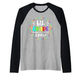 6th Grade Crew Teachers Boys Kids Students Back to School Raglan Baseball Tee