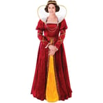 Bristol Novelty Medieval Queen Elizabeth Women's Fancy Dress Costume