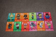 12x Genuine Series 4 Animal Crossing amiibo card 301 304 306 308 309 310 311 313