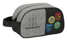 Harry Potter House of Champions - Trousse Scolaire Moyenne avec poignée, Trousse pour Enfant, Adaptable au Chariot, Nettoyage Facile, Polyvalent, qualité et résistance, 26 x 12 x 15 cm, Gris