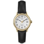 Timex Ladies Gold Black Easy Reader Watch RRP £49.99. New and Boxed.