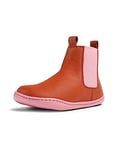 Camper Boy's Unisex Peu Cami Kids K900326 Chelsea Boot, Medium Red, 8.5 UK Child