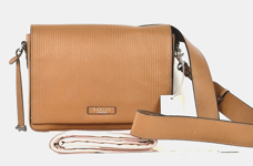 Radley Cross Body Bag Shoulder Bag Hanson Street Medium Dark Butter Tan Leather