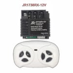 Jr-rx-12v Elbil för barn med Bluetooth-fjärrkontrollmottagare, mjuk startkontroll Jr1958rx och Jr1858rx/jr1738rx JR1738RX Full set