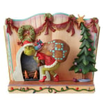 Enesco The Grinch by Jim Shore The Grinch Stealing Presents Storybook Figurine