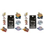 Loungefly Disney Lilo & Stich - Space Adventures - Blind Enamel Pin Purchase - Disney: Lilo & Stitch Enamel Pins - Cute Collectable Novelty Brooch - for Backpacks & Bags - Gift Idea (Pack of 2)