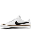 Nike Mixte enfant Court Legacy (Psv) Chaussure de gymnastique, White Black Desert Ochre, 33.5 EU