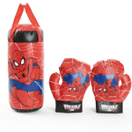 Spiderman Boxningshandskar Set för Barn Inkluderar Boxningshandskar Boxningssäckar Pu Barn Boxning Muay Thai Fri Kamp Sandb