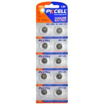 371 AG6  lr921 Batteri 1,5V 10-pack PKcell Aluminium