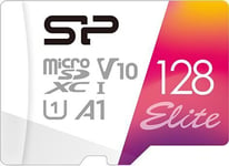 Silicon Power muistikortti microSDXC 128GB Elite + sovitin