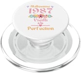 38 ans femme 1987 idée cadeau anniversaire Humour drôle PopSockets PopGrip pour MagSafe