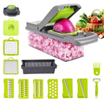 14 in 1 Vegetable Chopper Fruit Salad Mandolin Slicer Food Dicer Cutter Peeler