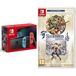 Nintendo Console Switch avec Joy-Con bleu néon et rouge néon & Suikoden 1 & 2 HD Remaster: Day 1