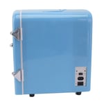 JY (Blue UK Plug)Mini Fridge 4L Portable Cooler Warmer Personal Refrigerator Inc