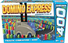 DOMINO EXPRESS - Track Creator + 400 Dominos - Jeu de Construction pour 1 Joueur et +- Effets Spéciaux - Cascades Époustouflantes -Jeu Dominos pour Enfants dès 6 ans - Créez Votre Propre Parcours