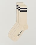 Nudie Jeans 3-pack Amundsson Tennis Socks Off White/Navy