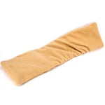 Eurotel Tour de Cou Micro Ondes - Coussin Chauffant Graines de Lin - Usage Chaud Froid - Pour Cervicales, Cou, Nuque, Epaules, Corps - Matière Polaire - 53 CM - (beige)