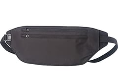 Lifeventure Unisex Lifeventure Waterproof Body Wallet Waist, Black, One Size UK