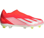 X Crazyfast Elite LL FG JR fotbollsskor Dam SOLRED/FTWWHT/TESOYE 35