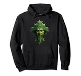 The Mountain Mens Celtic Wiccan Pagan Green Man Pullover Hoodie